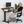SDADI Adjustable Height Steel Frame 2 Tier Standing Desk w/ Crank, Light Grain - TRAPSKI