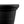 HC Companies 17 Inch Terrazzo Round House Planter Pot with Heavy Rim, Black