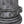 Outdoor End Table, Round Side Table For Patio And Garden - Antique Gray