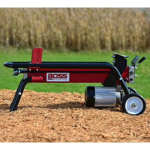Boss Industrial 7 Ton Lightweight Portable Hydraulic Electric Home Log Splitter