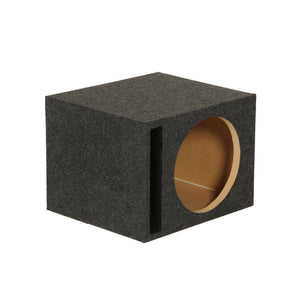 Q Power 10" Heavy-Duty Single Vented Vehicle Subwoofer Enclosure Woofer Box