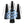 4Pack Fly Table Fans Battery USB Powered Bug Fans Food Fans Fly Table Spinners Traps with Hook for Party BBQ Picnic Camping