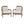 Elliston Rattan Backrest Solid Wood Accent Chair with Cushions - Set of 2