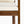 Outdoor Dining Chair Set of 2 with Curved Acacia Wood Arms, Brown Finish and Cream Cushions
