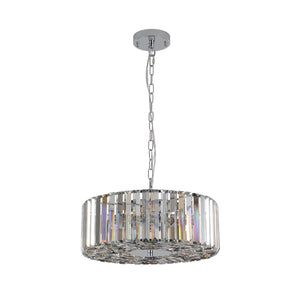 17' Chrome Crystal Pendant Chandelier