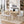 TOPMAX Farmhouse 6-Piece Extendable Dining Table Set