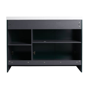 Modern Freestanding Bathroom Vanity With Soft Close Cabinet Doors