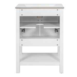 Modern Bathroom Vanity With Elegant Twill Design
