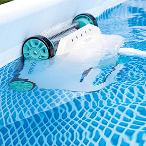 Intex 16.5ft x 9ft 48in Frame Above Ground Swimming Pool Pump Set & Robot Vacuum
