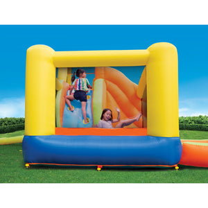 Banzai Sun 'N Splash Fun Inflatable Bounce House and Water Slide w/ Accessories