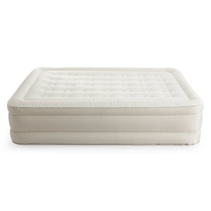 Insta-Bed Raised 18 Inch Queen Air Mattress with NeverFlat Technology & AC Pump