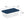 Sterilite Stackable 6 Qt Storage Box Container, Clear, Marine Blue Lid (60 Pack)
