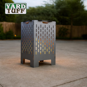 Yard Tuff YTF-202036BC 20 x 20 x 36 Inch Steel Burn Cage with Vent Holes, Gray