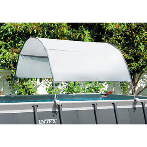 Intex 28211EH 12' x 30" Metal Frame Above Ground Swimming Pool kit with Canopy