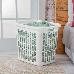 Sterilite Ultra Easy Carry Plastic Dirty Clothes Laundry Basket Hamper (12 Pack)