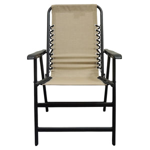 Caravan Canopy Infinity Suspension Portable Folding Sports Chair, Regular, Beige