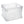 Sterilite Convenient Mini Square Small Storage Organizing Crate, Clear (36 Pack)