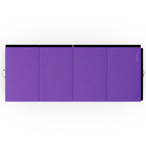 BalanceFrom Fitness GoGym 120x48in All Purpose Folding Gymnastics Mat, Purple