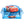 Marshmallow Furniture Kids 2-in-1 Flip Open Foam Compressed Couch Sofa Bed, Cars