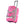 Olympia 26 Inch 8 Pocket Rolling Duffel Bag with Retractable Handle, Hot Pink
