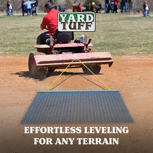 Yard Tuff 35HPDM ATV/UTV 3 x 5 Foot Zinc & Steel Field Surface Leveling Drag Mat - TRAPSKI