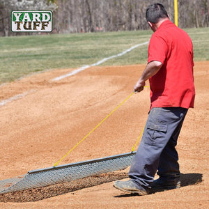 Yard Tuff 35HPDM ATV/UTV 3 x 5 Foot Zinc & Steel Field Surface Leveling Drag Mat - TRAPSKI