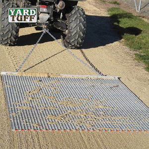 Yard Tuff 35HPDM ATV/UTV 3 x 5 Foot Zinc & Steel Field Surface Leveling Drag Mat - TRAPSKI