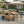 6 Pcs Outdoor Acacia Wood Dining Set with PE Rattan Stacking Chair