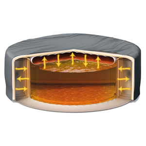 Intex PureSpa Plus Inflatable Hot Tub + Intex PureSpa Tray Accessories (4 Pack)