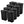 Sterilite 13 Gallon TouchTop Wastebasket with Titanium Latch, Black (8 Pack)