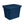 Sterilite Classic Lidded Stackable 18 Gal Storage Tote Container, Blue, 24 Pack