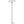 Ashman Adjustable Steel Ground Stake Shepherd's Hook 91 Inch 2 Sided, Black