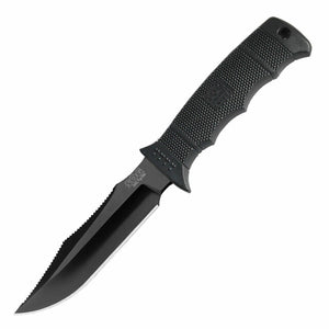 SOG Seal Pup Elite 4.85 Inch Survival Tactical Knife w/ Kydex Sheath, Black TiNi
