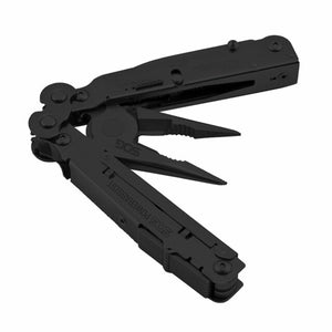 SOG Power Assist Stainless Steel Folding Knife 16 Attachment Multi Tool, Black