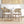 Wooden Frame Counter Stool with Rattan Back - Set of 2