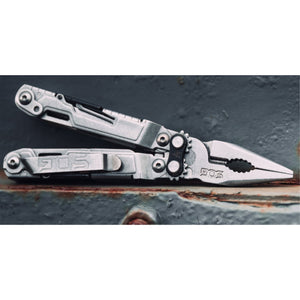SOG PowerPint Stainless Steel Folding 18 Multi Purpose Pocket EDC Tool, Silver