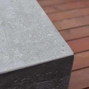 Elementi Manhattan 36" Concrete Outdoor 45,000 BTU Liquid Propane Fire Pit Table