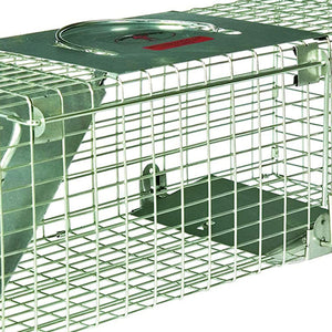 Little Giant LT1 18 Inch Reinforced Live Animal Trap with Single Door Entry