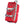 Olympia 26 Inch 8 Pocket U Shape Rolling Duffel Bag with Retractable Handle, Red