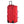 Olympia 26 Inch 8 Pocket U Shape Rolling Duffel Bag with Retractable Handle, Red