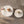 White Scalloped Round Coffee Table Set: Nesting Design, Elegant Curved-Edge Shape