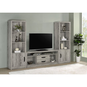 Bergeron - 2 Drawer TV Stand - Driftwood