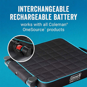 Coleman OneSource Outdoor Heated Camping Chair Pad with Rechargable Battery - TRAPSKI