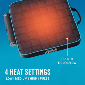 Coleman OneSource Outdoor Heated Camping Chair Pad with Rechargable Battery - TRAPSKI