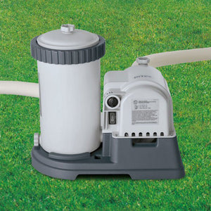 Intex 18’ x 48” Above Ground Swimming Pool and 2500 GPH Cartridge Filter Pump