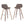 Randolph - Bentwood Multifunctional Counter / Bar Height Stool (Set of 2)