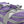 Olympia 33 Inch 8 Pocket U Shape Rolling Duffel Bag with Handle, Dark Lavender