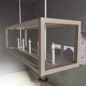 Hunter Fan Company Squire Manor 5 Light Ceiling Chandelier in Brushed Nickel - TRAPSKI