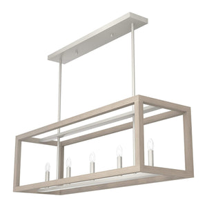 Hunter Fan Company Squire Manor 5 Light Ceiling Chandelier in Brushed Nickel - TRAPSKI