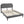 BIKAHOM Upholstered Platform Bed with Button Tufted Headboard, Full, Dark Grey